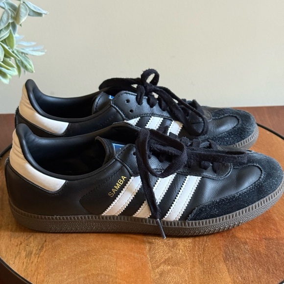 ADIDAS Samba OG Blue Label Core Black / Cloud White / Gum 6.5 - Picture 1 of 17